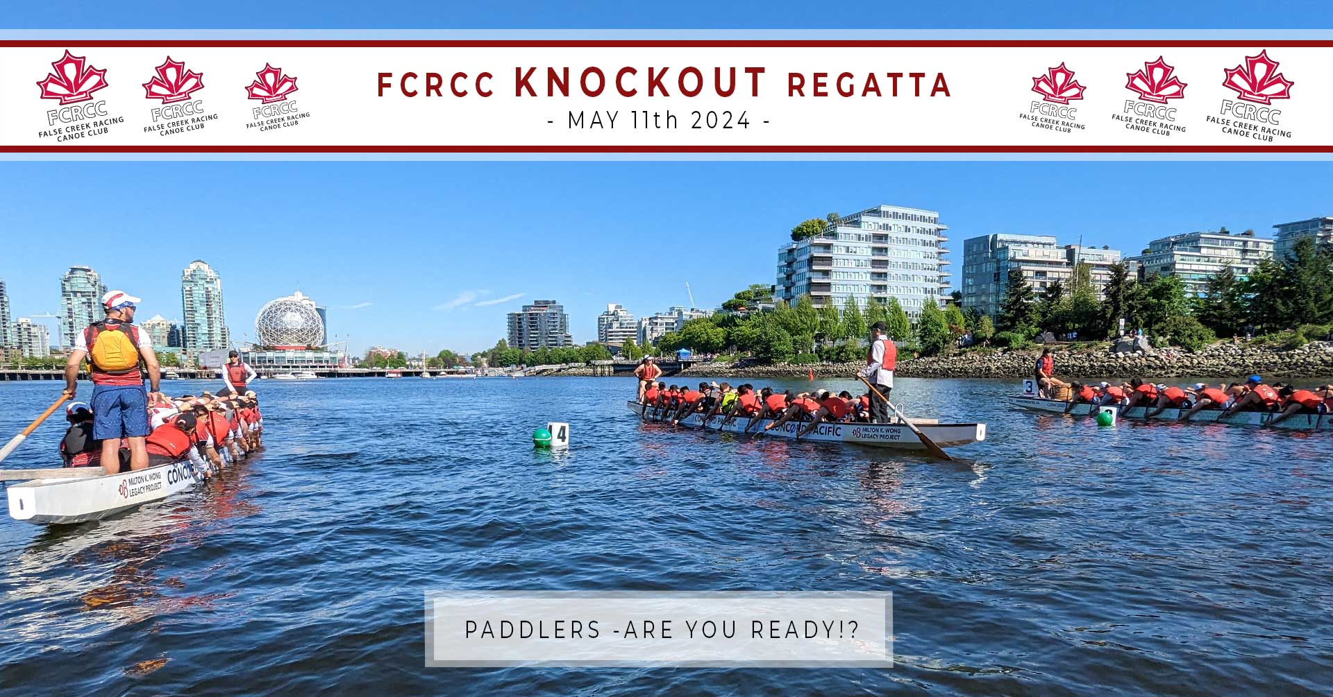 FCRCC Knockout Dragon Boat Regatta 2024 - May 11th, 2024