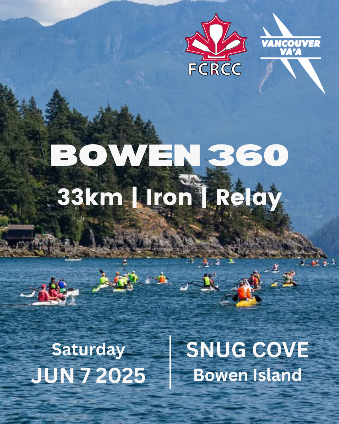 2025 Bowen 360 Race - Hosted by FCRCC Vancouver Va'a